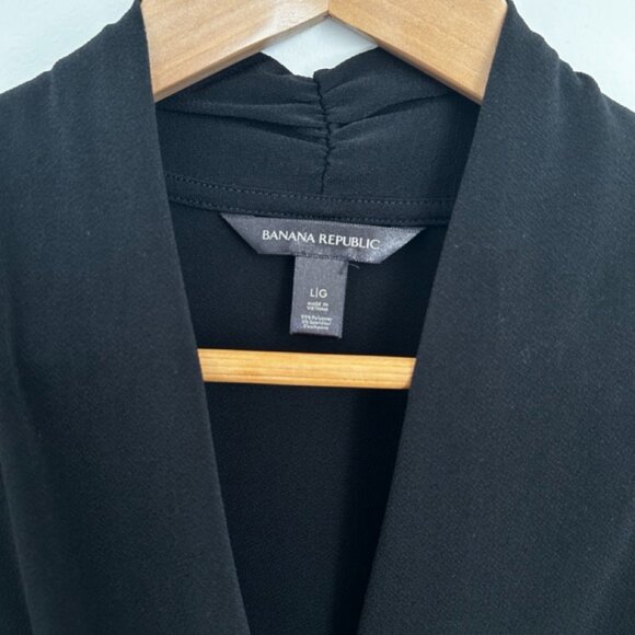 Banana Republic Wrap Bodysuit in Black - Picture 3 of 8